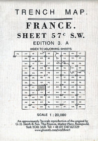 Buy map WWI: France 57C SW Guillemont - Le Sars Trench Map
