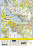 California, Southern GuideMap by National Geographic Maps - Back of map