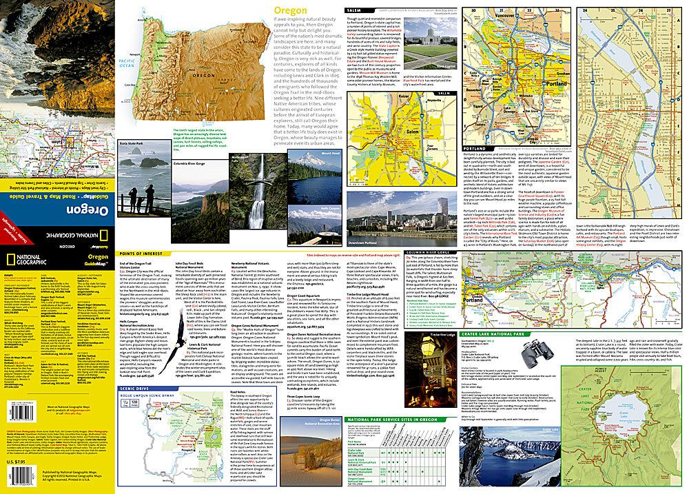 Buy map: Oregon GuideMap by National Geographic Maps – YellowMaps Map Store
