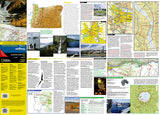 Oregon GuideMap by National Geographic Maps - Front of map