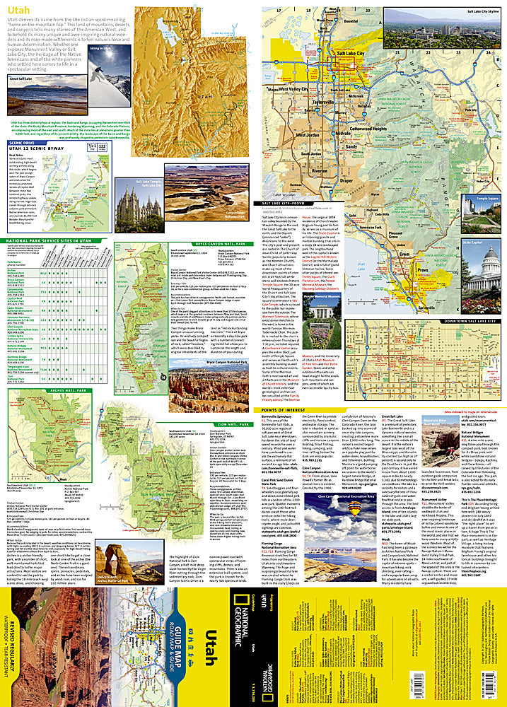Buy map: Utah GuideMap by National Geographic Maps – YellowMaps Map Store