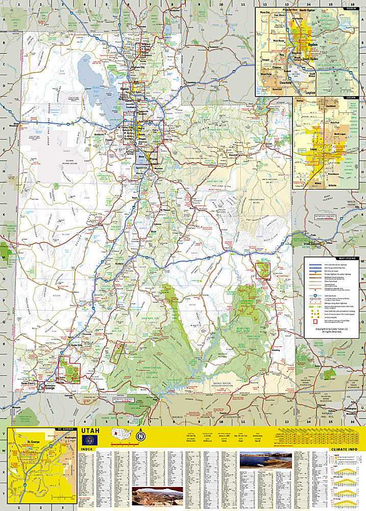 Buy map: Utah GuideMap by National Geographic Maps – YellowMaps Map Store