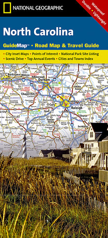 Buy map North Carolina GuideMap by National Geographic Maps