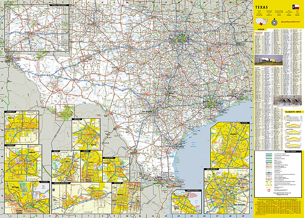 Buy map: Texas GuideMap by National Geographic Maps – YellowMaps Map Store