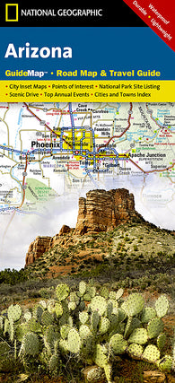 Buy map Arizona GuideMap by National Geographic Maps