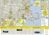 Massachusetts GuideMap by National Geographic Maps - Back of map