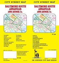 Buy map Annapolis : Baltimore south : Anne Arundel co. : city street map