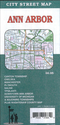 Buy map Ann Arbor, MI City Map