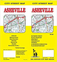 Buy map Asheville, Biltmore Forest, Black Mountain, Montreat, Weaverville, Woodfin, Buncombe County* *Partial Coverage…