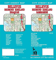 Buy map Bellevue : Redmond : Kirkland : Sammamish : city street map = Bellevue : Redmond : Kirkland : Issaquah : city street map