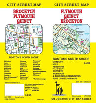 Buy map Plymouth : Quincy : Brockton : city street map = Brockton : Plymouth : Quincy : city street map