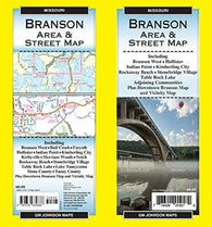 Buy map Branson, Missouri Area & Street Map