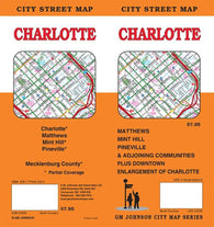 Buy map Charlotte, North Carolina Street Map