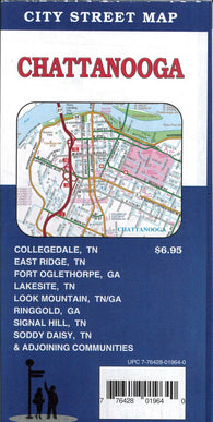 Buy map Chattanooga City Street Map