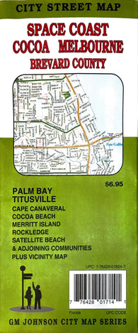 Buy map Cocoa, Melbourne and Brevard County, Florida