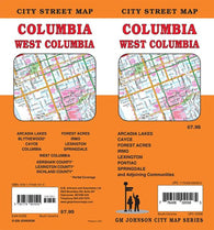 Buy map Columbia, South Carolina Street Map