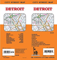Buy map Detroit, Michigan City Street Map