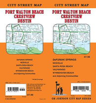 Buy map Fort Walton Beach / Destin, Florida Street Map