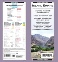 Buy map Inland Empire / Eastern WA / Northern ID, Washington Regional Map