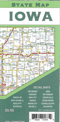 Buy map Iowa State Map