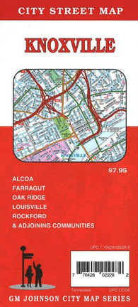 Buy map Knoxville City Street Map