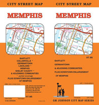 Buy map Memphis, Tennessee Street Map