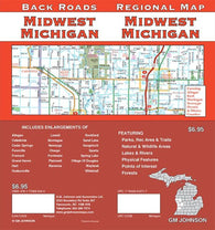 Buy map Midwest Michigan : regional map = Midwest Michigan : back roads