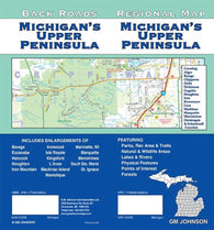 Buy map Michigan, Upper Peninsula, Back Roads