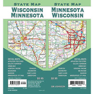 Buy map Minnesota & Wisconsin State Map