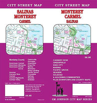 Buy map Monterey : Carmel : Salinas : city street map = Salinas : Monterey : Carmel : city street map