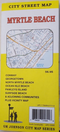 Buy map Myrtle Beach : city street map