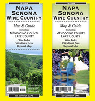 Buy map Napa and Sonoma, California, Wine Country