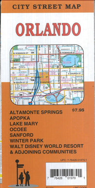 Buy map Orlando City Street Map