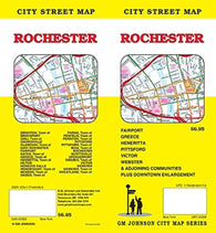 Buy map Rochester, New York City Street Map