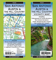 Buy map San Antonio – Austin & the Hill Country, Texas Vicinity Map