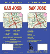 Buy map San Jose, Calfornia City Street Map
