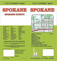 Buy map Spokane : city street map = Spokane : Spokane County : city street map