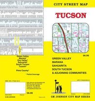 Buy map Tucson, Arizona Street Map