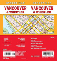 Buy map Vancouver / Whistler Street Map