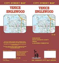 Buy map Venice and Englewood, FL, Folded Street Map