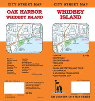 Buy map Whidbey Island : city street map = Oak Harbor : Whidbey Island : city street map
