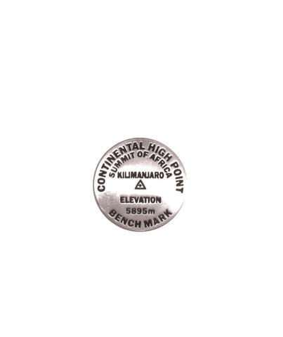 Buy map Mt. Kilimanjaro benchmark lapel pin