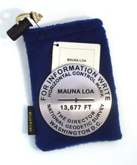 Buy map Mauna Loa, Hawaii Volcanoes National Park, Hawaii paperweight
