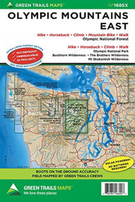 Buy map Olympic Mountains East, WA No. 168SX