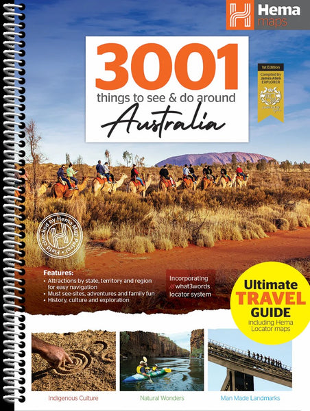 Buy map 3001 Things to see and do in Australia Atlas