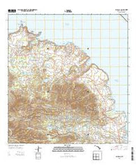 Anahola Hawaii Current topographic map, 1:24000 scale, 7.5 X 7.5 Minute, Year 2013