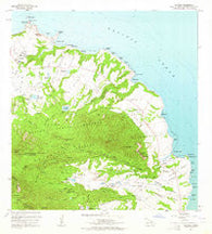 Anahola Hawaii Historical topographic map, 1:24000 scale, 7.5 X 7.5 Minute, Year 1963