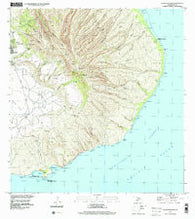 Haalelepaakai Hawaii Historical topographic map, 1:24000 scale, 7.5 X 7.5 Minute, Year 1992
