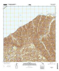 Haena Hawaii Current topographic map, 1:24000 scale, 7.5 X 7.5 Minute, Year 2013