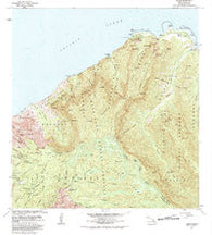 Haena Hawaii Historical topographic map, 1:24000 scale, 7.5 X 7.5 Minute, Year 1983